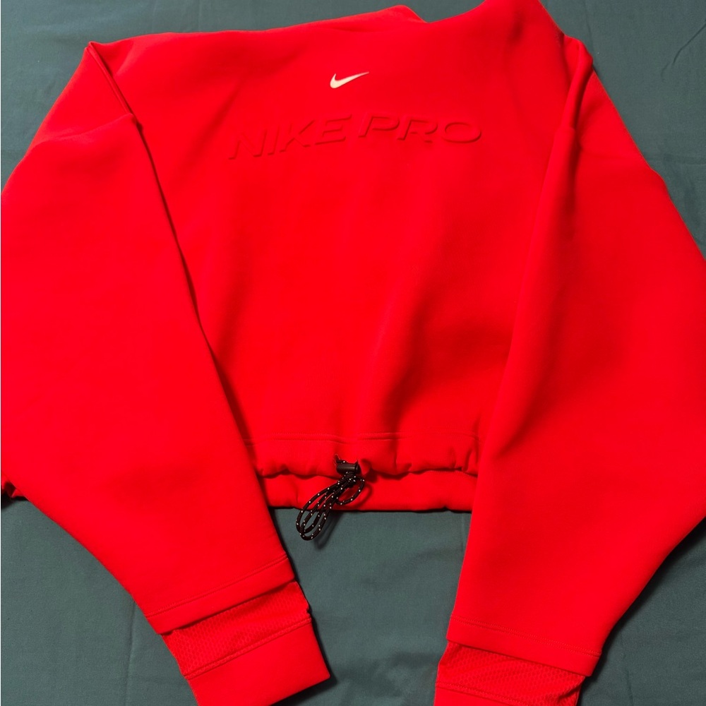 Nike Pro Dri-Fit Orange Sweatshirt